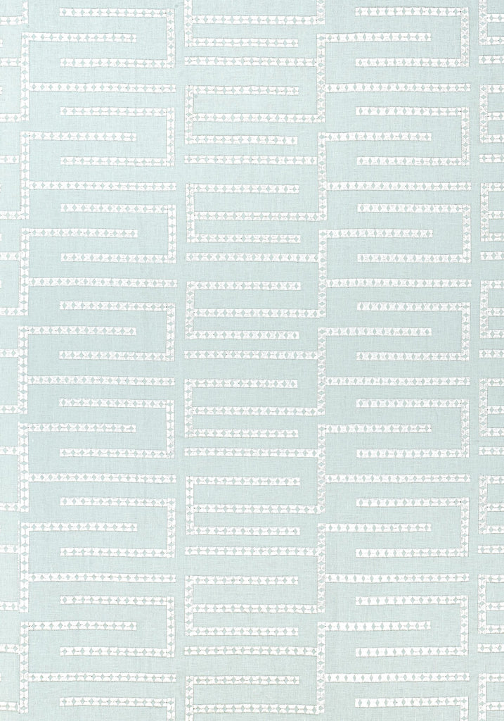 Thibaut ARCHITECT EMBROIDERY Mist Fabric