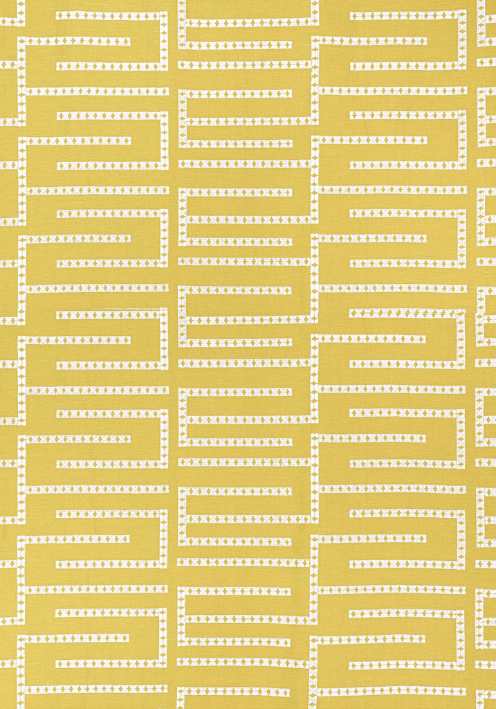 Thibaut ARCHITECT EMBROIDERY Harvest Gold Fabric