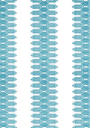 Thibaut Nola Stripe Embroidery Aqua Fabric