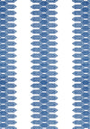 Thibaut Nola Stripe Embroidery Navy Fabric