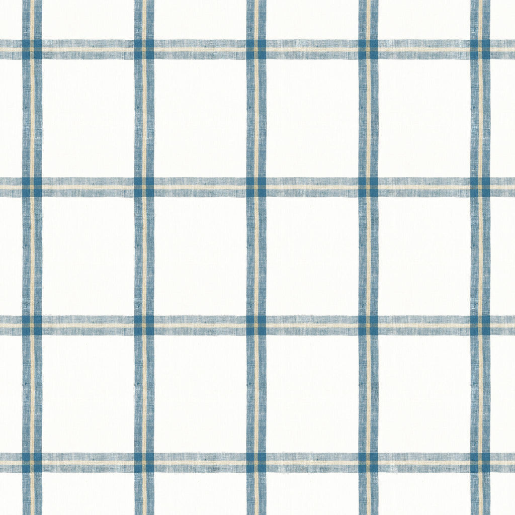 Thibaut HUNTINGTON PLAID Navy Fabric