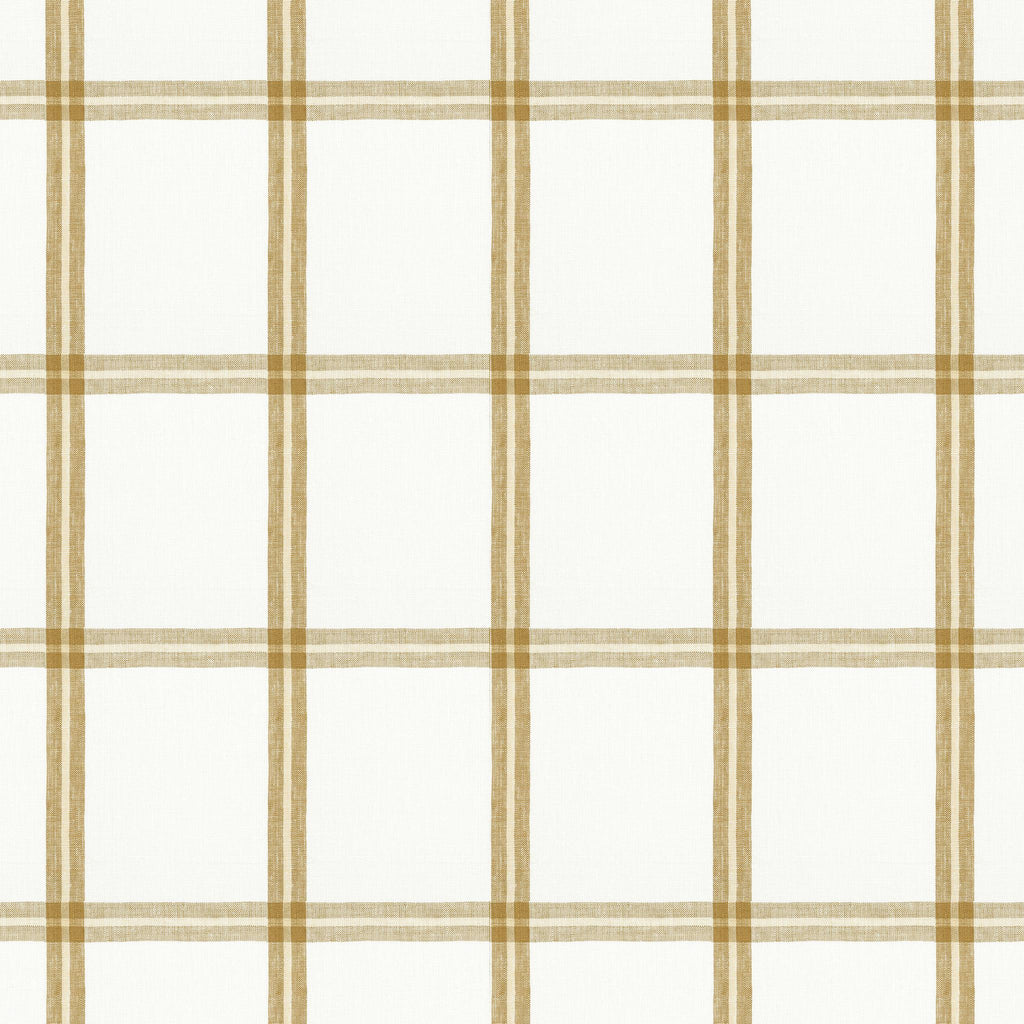 Thibaut HUNTINGTON PLAID Camel Fabric