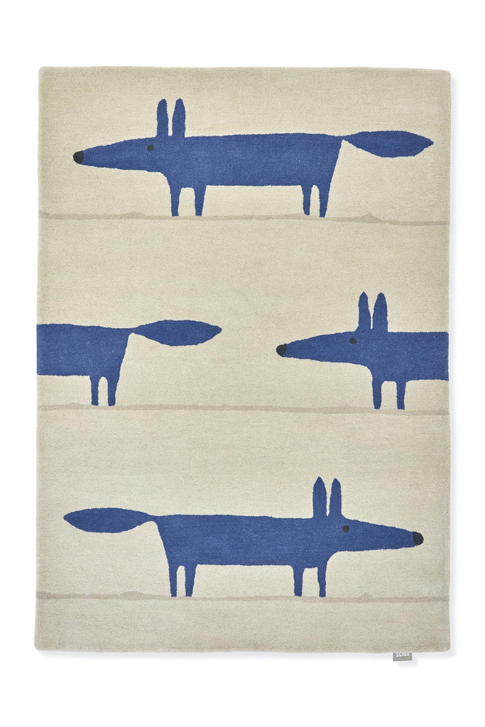 Brink & Campman Mr Fox SCI Mr-Fox-Pebble/Denim 0' x 0' Rug