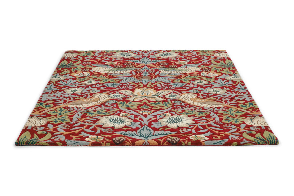 Brink & Campman Strawberry-Thief MOR -Crimson 4'7 x 6'7 Rug