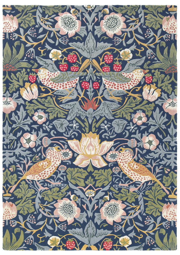 Brink & Campman Strawberry-Thief MOR -Indigo 4'7 x 6'7 Rug