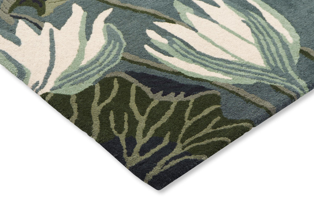 Brink & Campman Waterlily WW -Midnight Pond 5'7 x 7'10 Rug