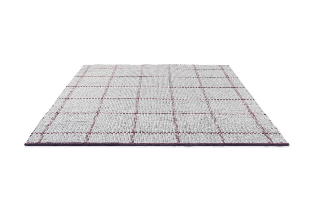 Brink & Campman Craft Matter Check Ash/Stone Red 4'7 x 6'7 Rug