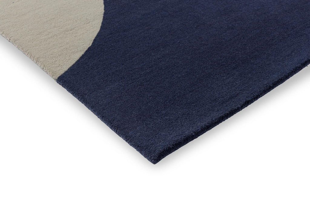 Brink & Campman Geo Flower OR  Denim 3'9 x 5'9 Rug