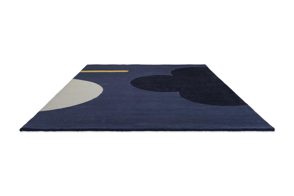 Brink & Campman Geo Flower OR  Denim 3'9 x 5'9 Rug