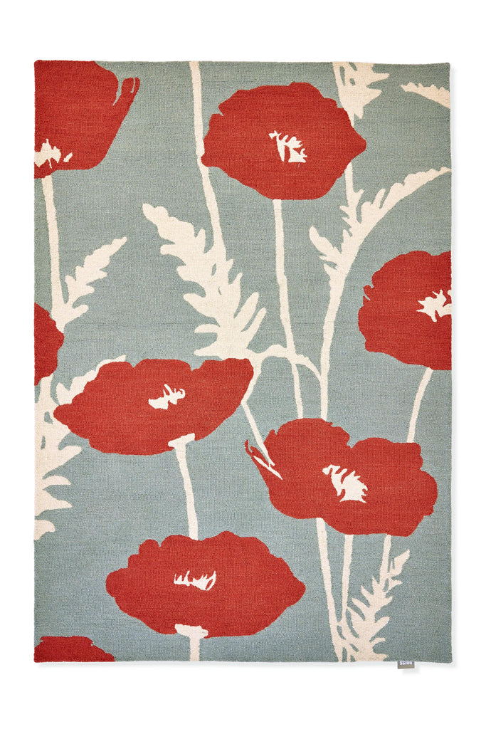 Brink & Campman Poppy Pop SCI -Sage Poppy 3'9 x 5'9 Rug