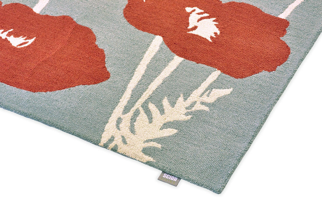 Brink & Campman Poppy Pop SCI -Sage Poppy 3'9 x 5'9 Rug