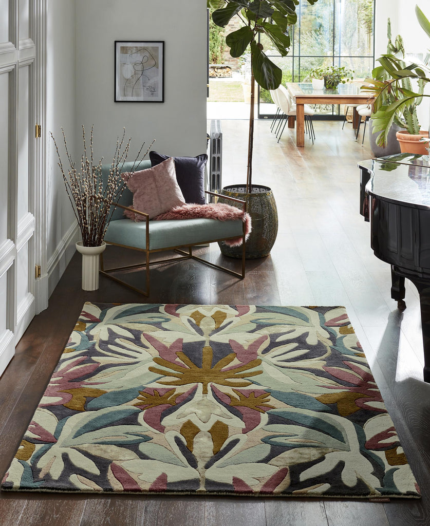 Brink & Campman Melora HAR -Positano/Succulent/Gold 4'7 x 6'7 Rug