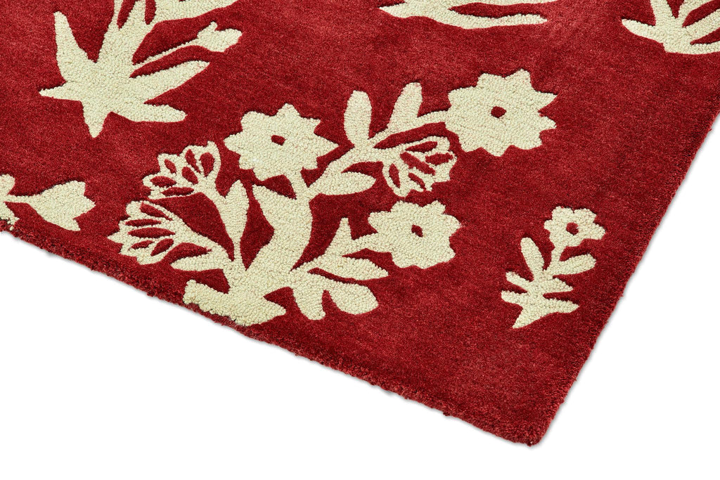 Brink & Campman Woodland Glade SAN  Damson Red 4'7 x 6'7 Rug