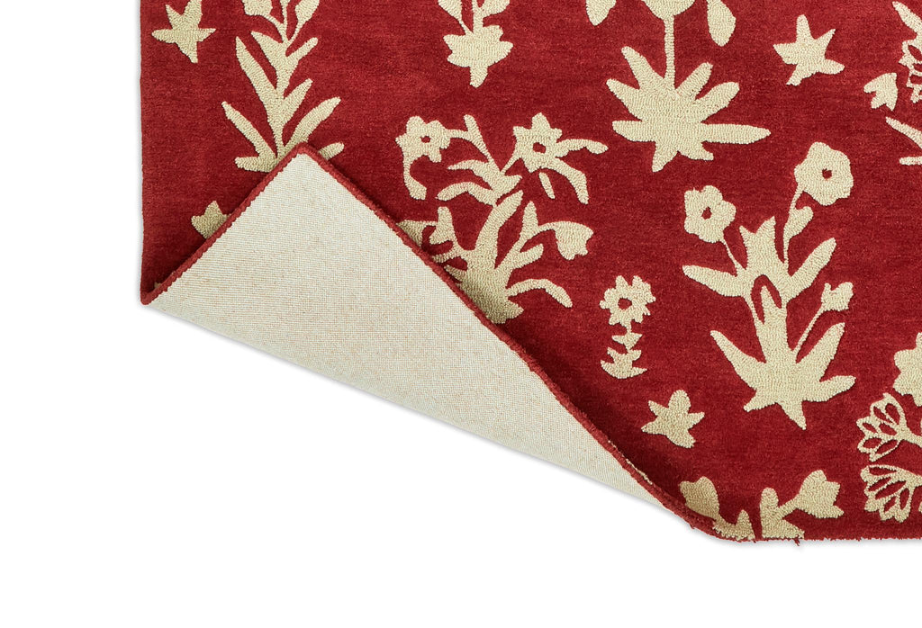 Brink & Campman Woodland Glade SAN  Damson Red 4'7 x 6'7 Rug