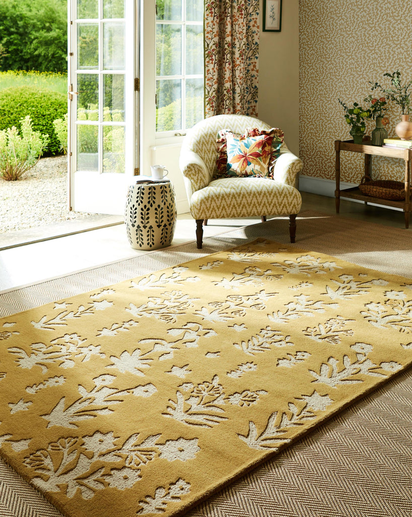 Brink & Campman Woodland Glade SAN  Gold 4'7 x 6'7 Rug