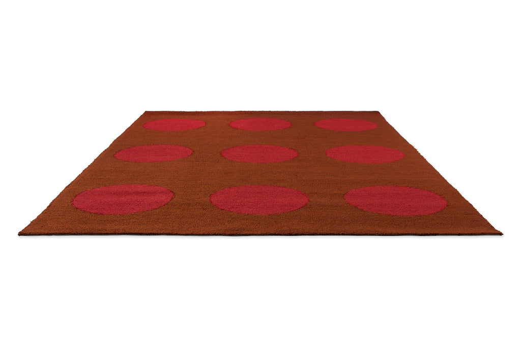 Brink & Campman Habitat Festival Dots Red 5'3 x 7'6 Rug