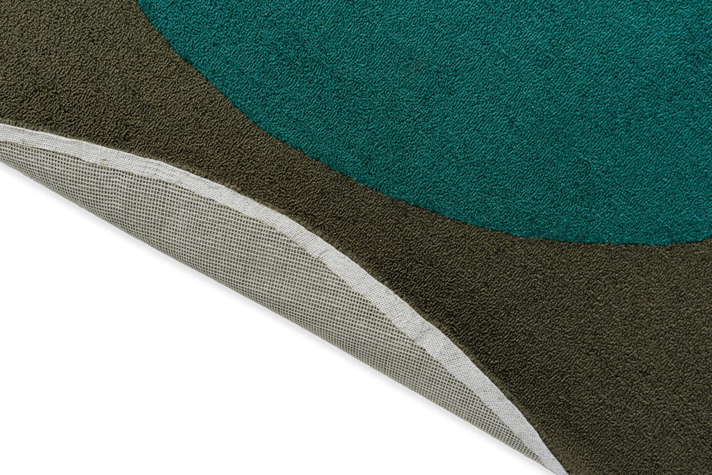 Brink & Campman Habitat Festival Round Aqua 0' x 0' Rug