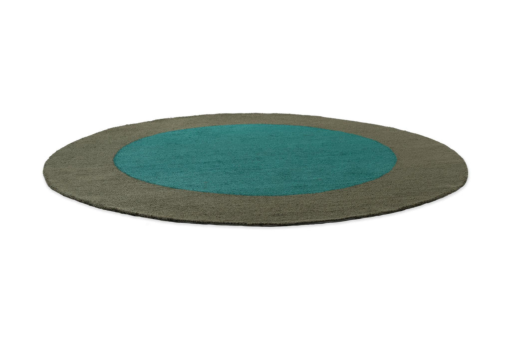 Brink & Campman Habitat Festival Round Aqua 0' x 0' Rug