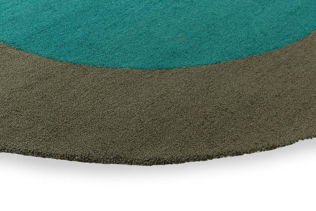 Brink & Campman Habitat Festival Round Aqua 0' x 0' Rug