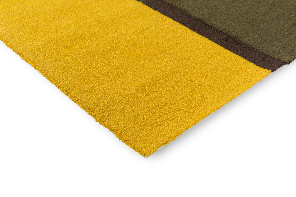 Brink & Campman Habitat Festival Stripe Yellow 4'7 x 6'7 Rug