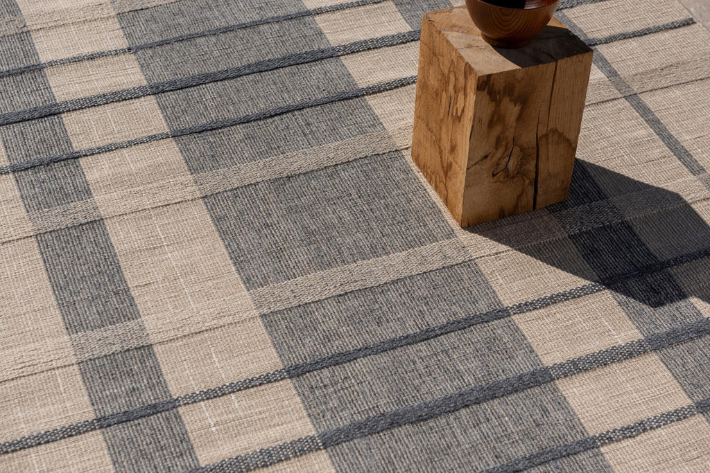 Brink & Campman Zona Denim Check 5'3 x 7'6 Rug