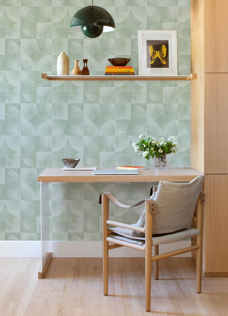 A-Street Prints Drew & Jonathan Home IV Woodbine Sage Wallpaper