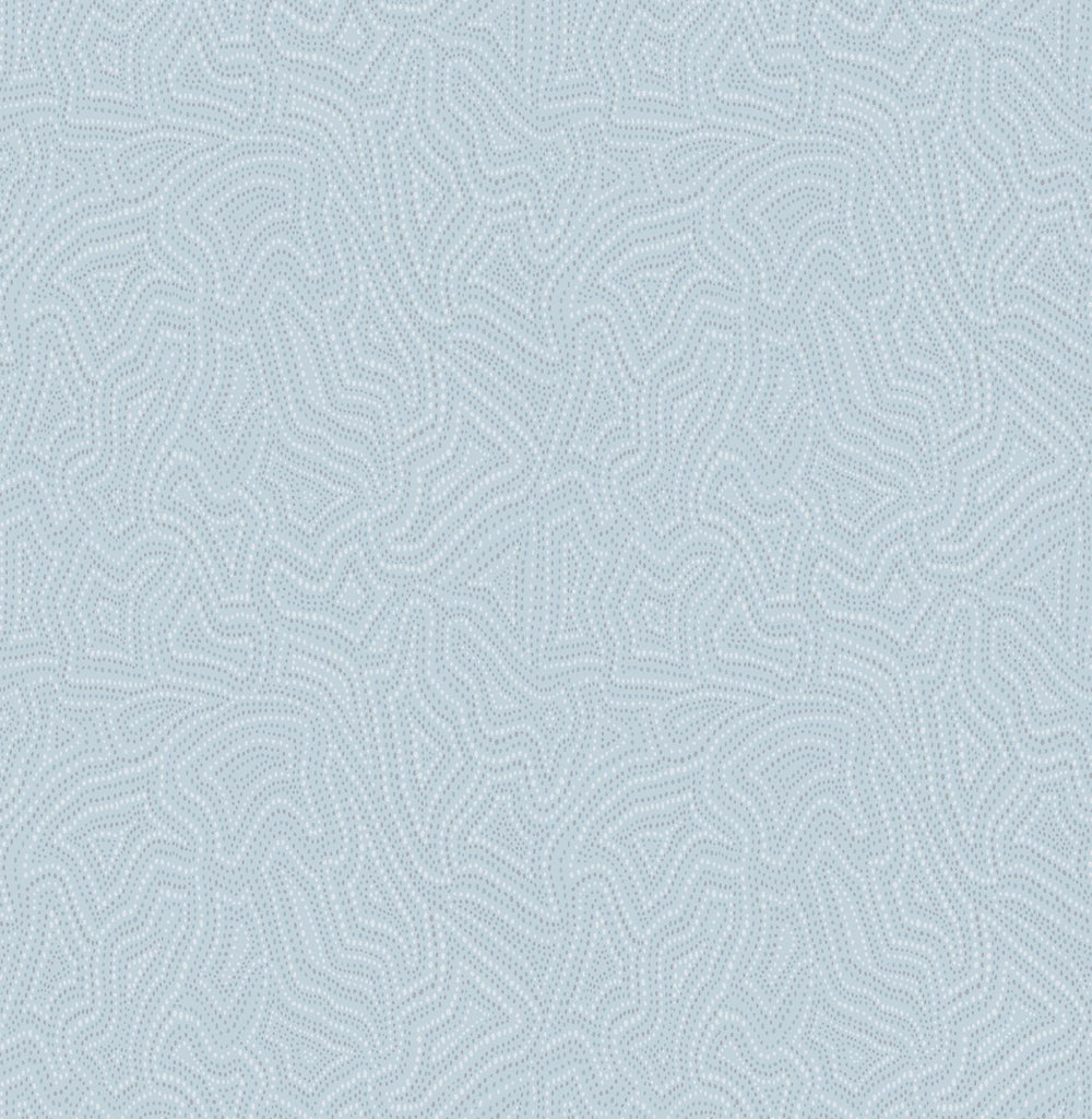 A-Street Prints Drew & Jonathan Home IV Hollenback Light Blue Wallpaper