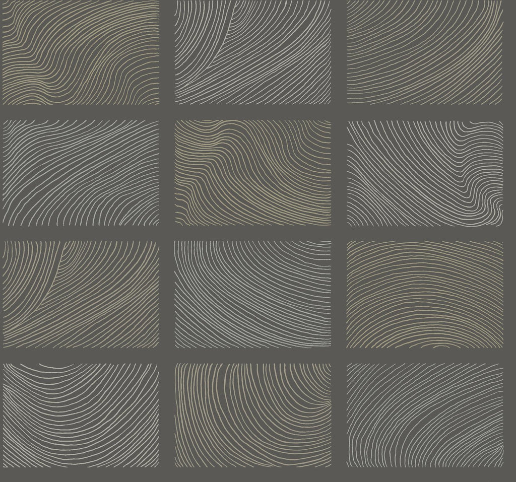 A-Street Prints Drew & Jonathan Home IV Bronson Slate Wallpaper