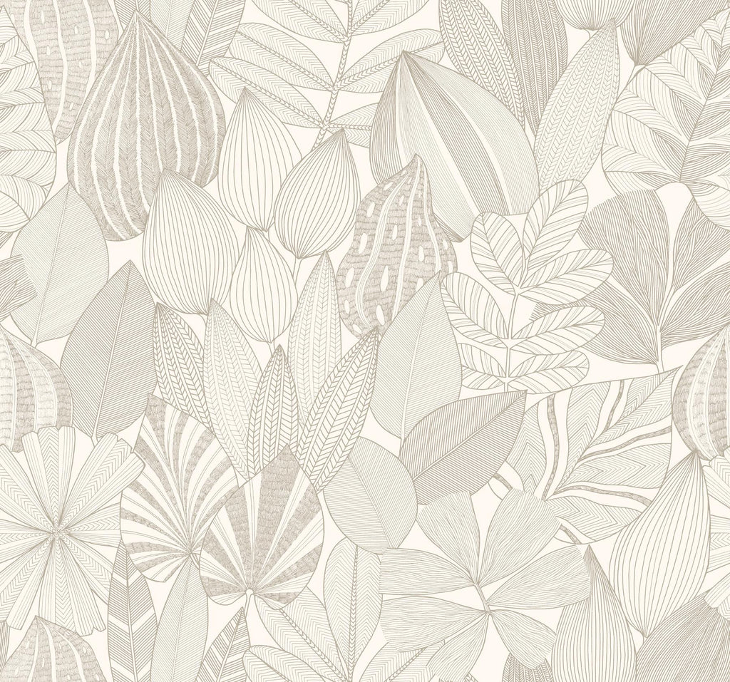 A-Street Prints Drew & Jonathan Home IV Mathias Taupe Wallpaper