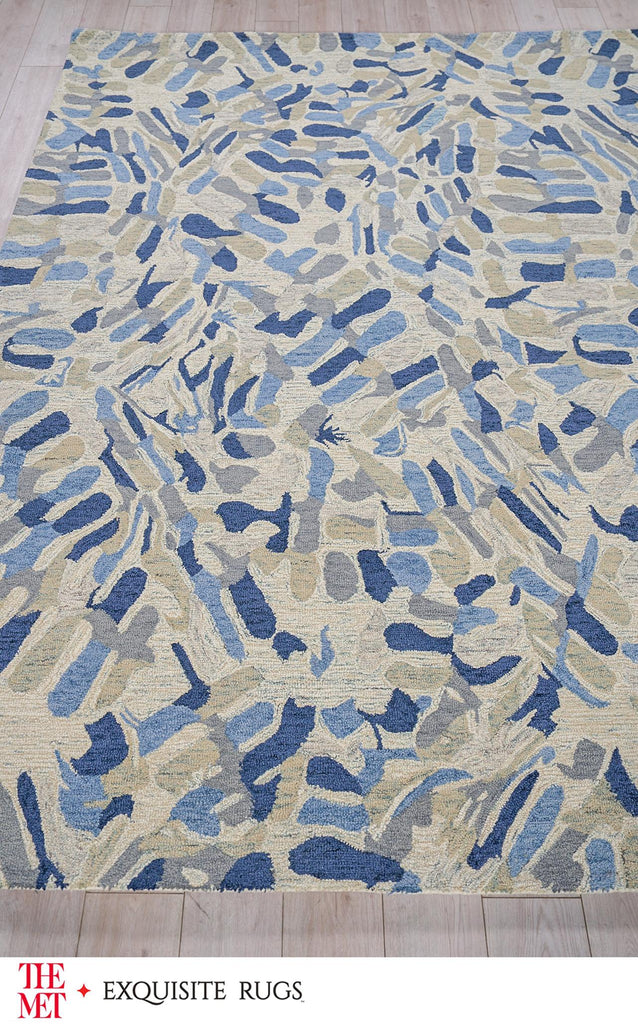 Exquisite Rugs The Met X Exquisite Rugs Botanica 6810 Navy/Ivory/Multi 12' x 15' Area Rug