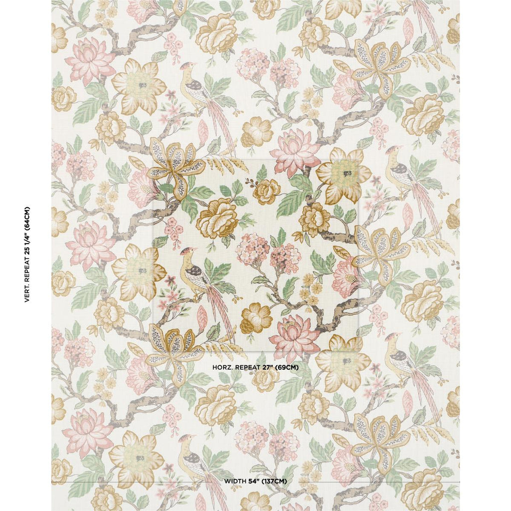 Schumacher Huntington Gardens Ptale Fabric