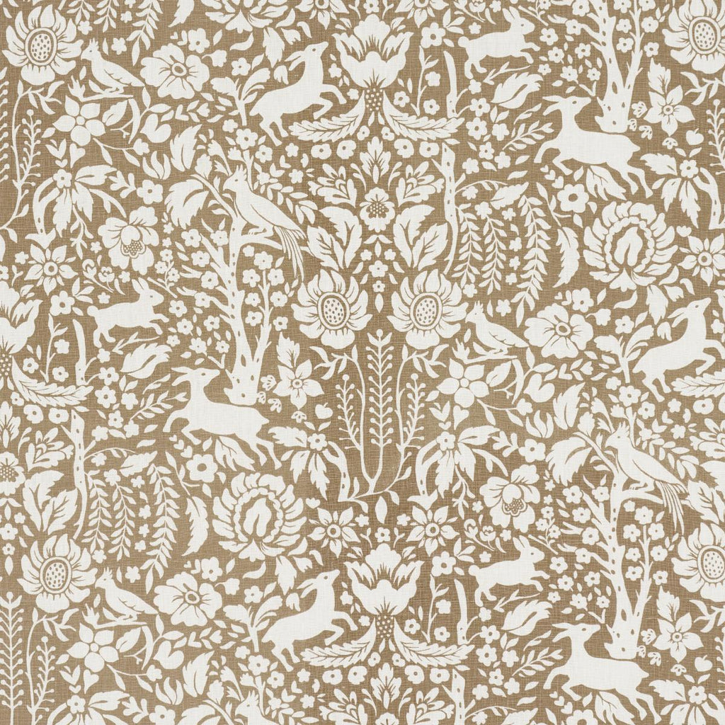 Schumacher Deerfield Mocha Fabric