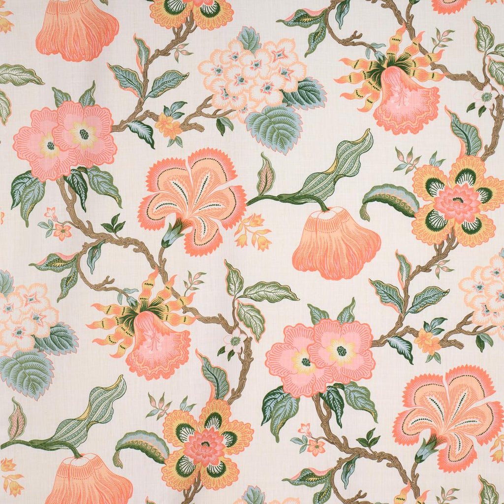 Schumacher Hothouse Flowers Sunshine Fabric