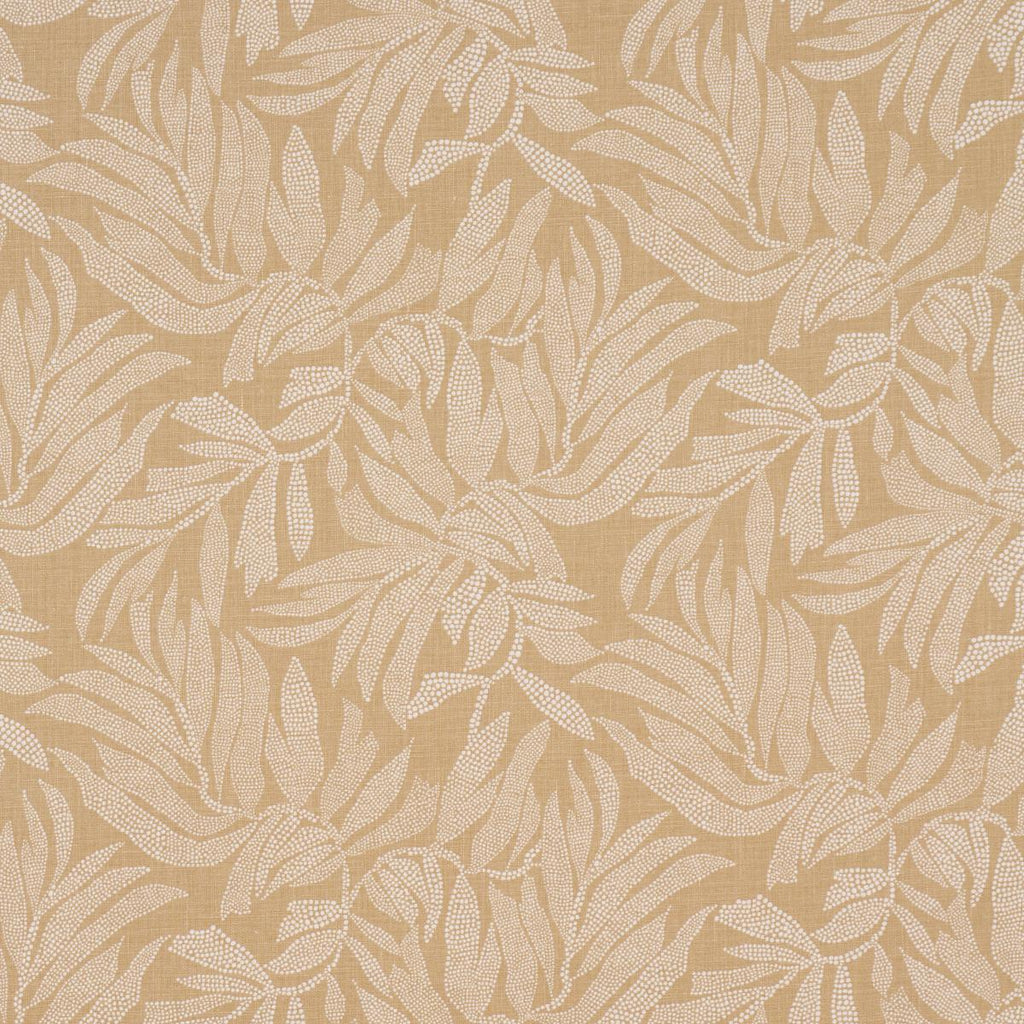 Schumacher Tayrona Palm Mosaic Playa Dorada Sand Fabric