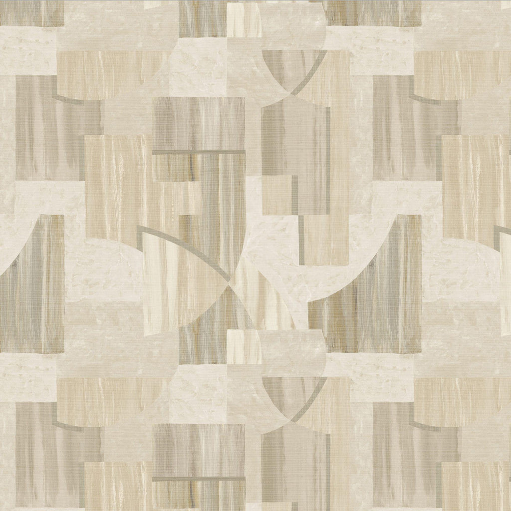 JF Fabrics 8253 Beige/White (33) Wallpaper