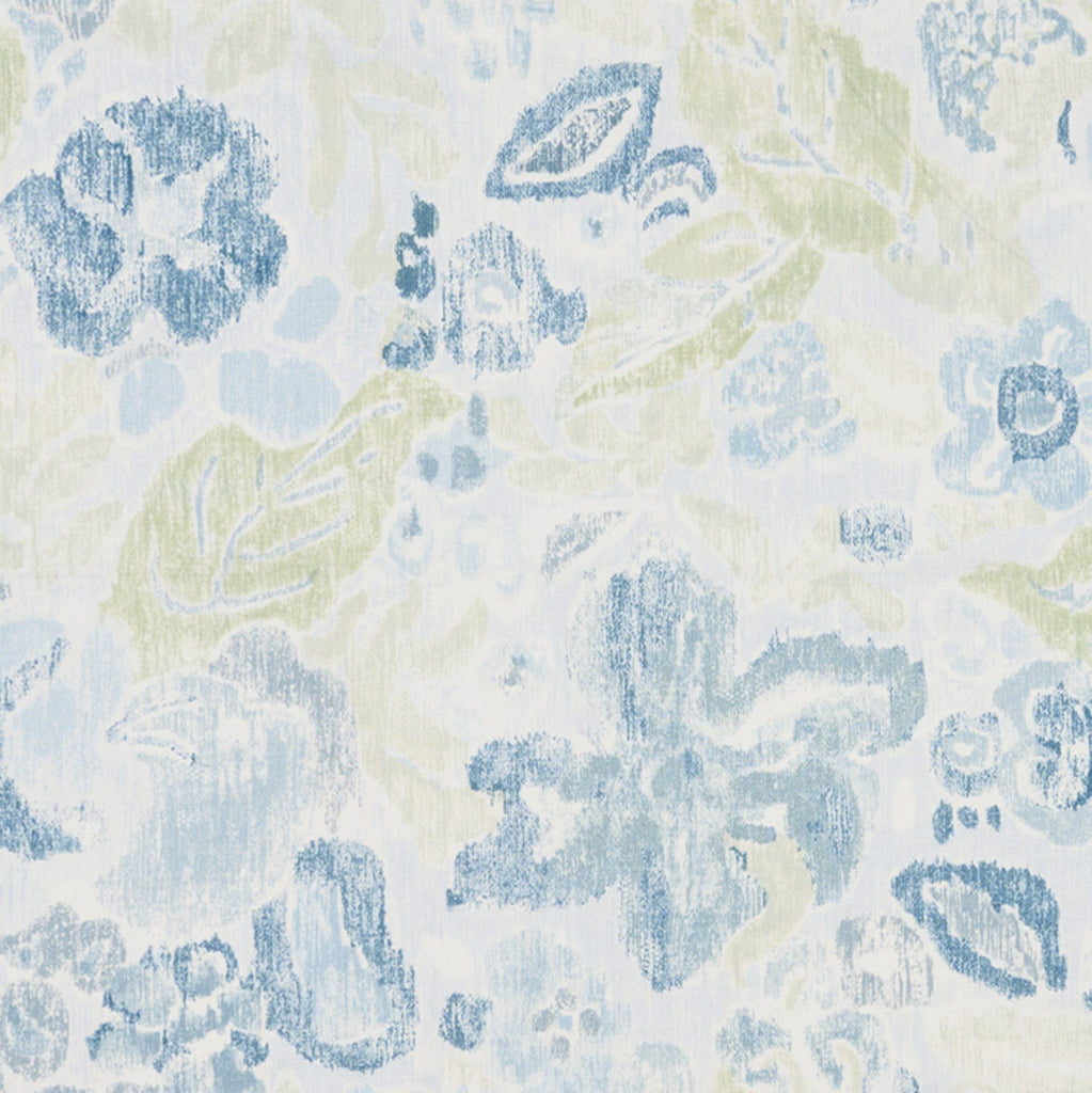 JF Fabrics EVERLY Blue/Green (64) Fabric