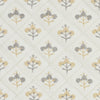 Jf Fabrics Rosellen Yellow/Grey/White (17) Fabric