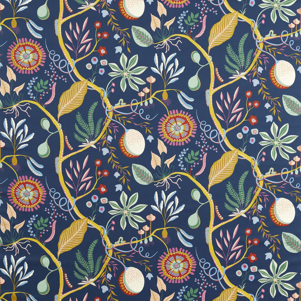 Scion JACKFRUIT AND THE BEANSTALK MIDNIGHT Fabric