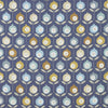 Scion Pepino Sky/Cinnamon/Ink Drapery Fabric