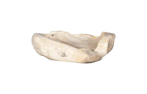 Phillips Collection Wood Bleached Bowl