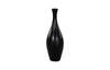 Phillips Collection Trumpet , Small Matte Black Vase