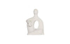 Phillips Collection Seated Sculpture, Roman Stone Off White Accent