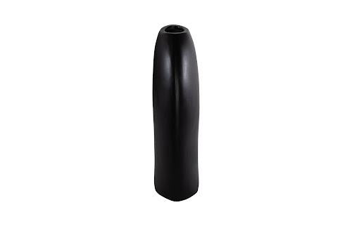 Phillips Collection Pod , Large Black Matte Vase