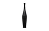 Phillips Collection Trumpet , Large Matte Black Vase