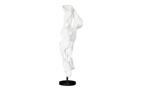 Phillips Collection Cast Dancing Sculpture, Coup Gel Coat White Accent