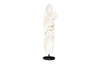 Phillips Collection Cast Dancing Sculpture, Pirouette, Faux Bleached Off White Accent