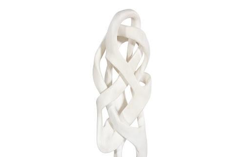 Phillips Collection Cast Dancing Sculpture, Pass, Faux Bleached Off White Accent