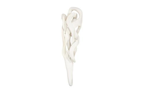 Phillips Collection Cast Dancing Wall Sculpture Pass Faux Bleached Accent