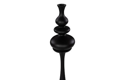 Phillips Collection Bella Bloom , Narrow Matte Black Vase