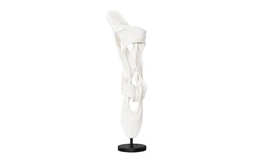 Phillips Collection Cast Dancing Sculpture, Releve Faux Bleached Accent